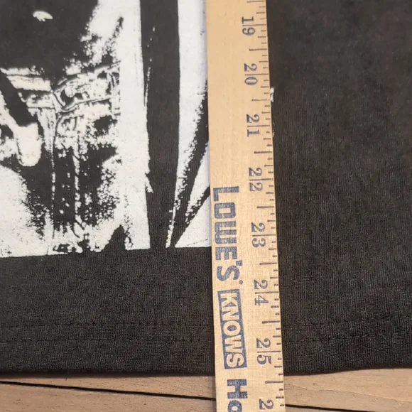 Benson Boone Portrait Tee American Heart Graphic T-Shirt XL Charcoal Black - Picture 5 of 9